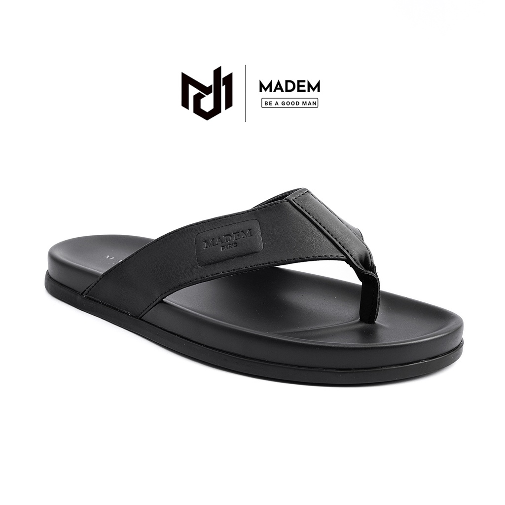Dép nam cao cấp da bò Nappa MDT1 - Full box bảo hành 12 tháng