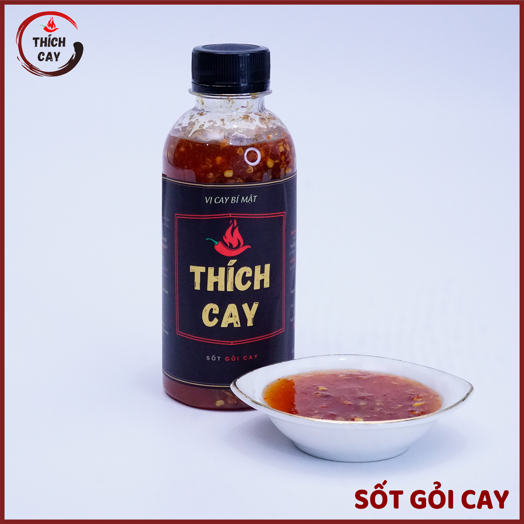 Nước trôn gỏi Thích Cay sốt trộn salad thơm ngon tiện dụng công thức gia truyền