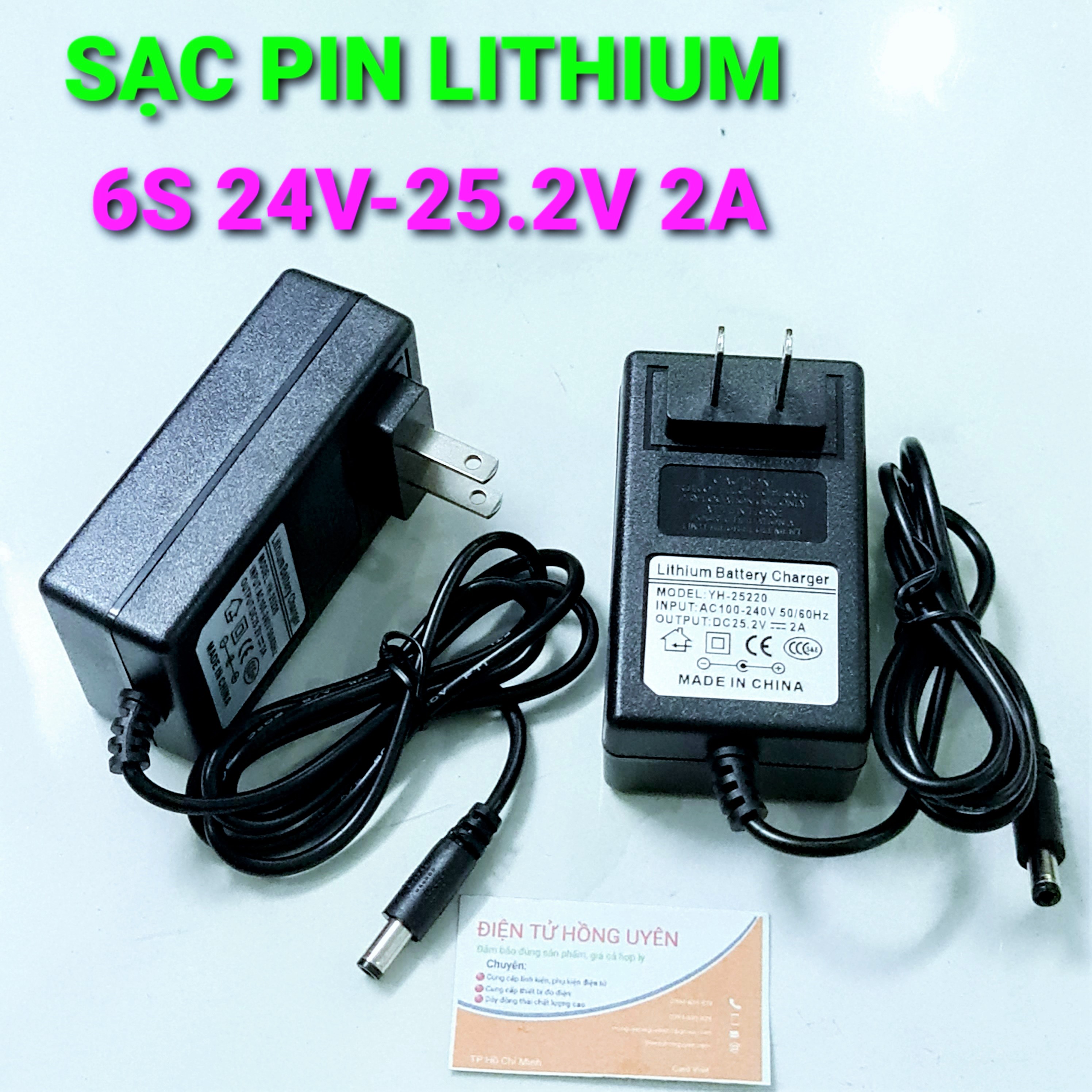 sl. Sạc pin máy khoan 6s 24v - 25.2v Dòng sạc 2A . Hàng chuẩn sạc nhanh đầy pin. Sạc 6S-24V-2A