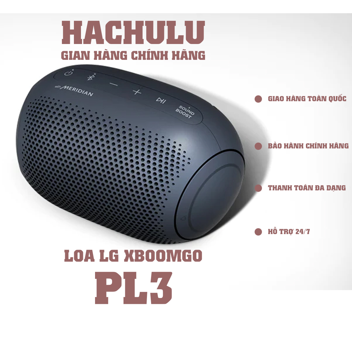 [CAM KẾT HÀNG CHÍNH HÃNG] LOA DI ĐỘNG BLUETOOTH LG XBOOMGO PL2 - Bảo Hành 12 tháng