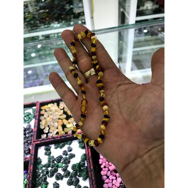 [FreeshipMAX] vòng hổ phách đeo cổ em bé hàng xách tay úc