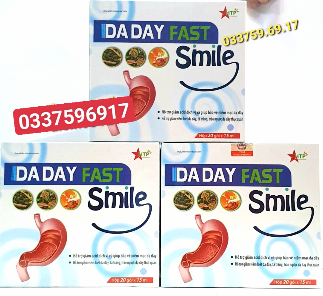 Dạ dày fast smile - giảm đau dạ dày - trào ngược dạ dày thực quản - hỗ trợ viêm loét dạ dày