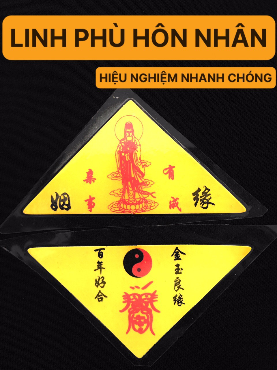 [HCM]Linh Phù tam giác phu thê hoà hợp giúp hôn nhân viên mãn gia đình hạnh phúc - Đã chú