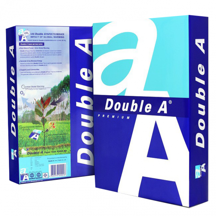 GIẤY DOUBLE A  A4 ( ĐL : 80 gsm )