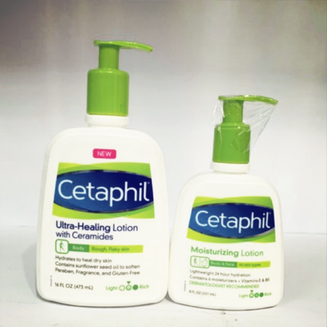 Sữa dưỡng da toàn thân Cetaphil Ultra Healing Lotion with Ceramides 237ml 473ml