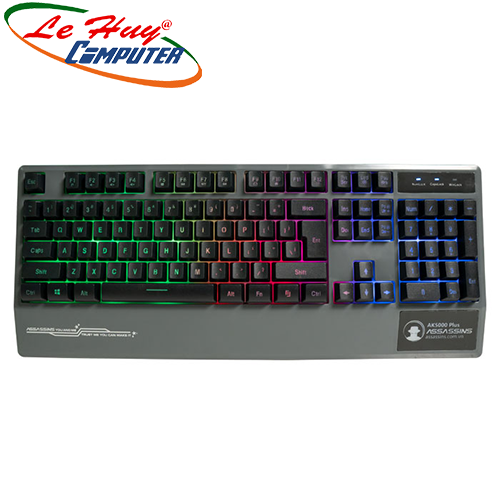 Bàn phím chơi game assassins ak5000 plus xám