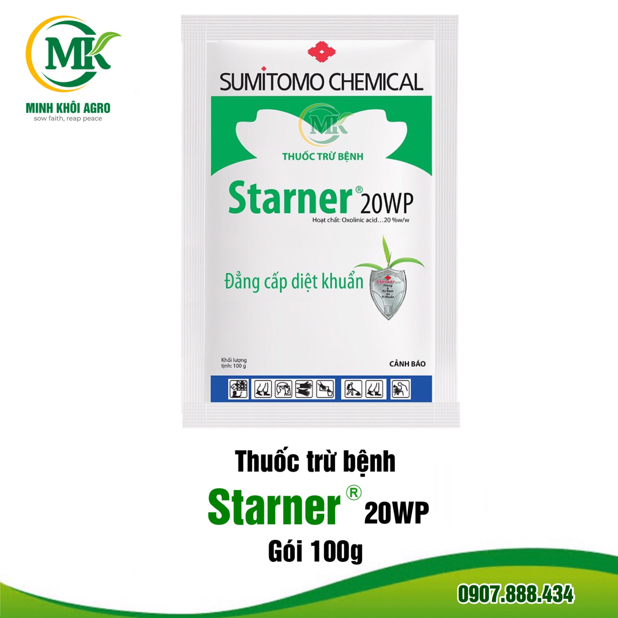 Thuốc trừ nấm khuẩn Starner 20WP | Đẳng cấp diệt khuẩn