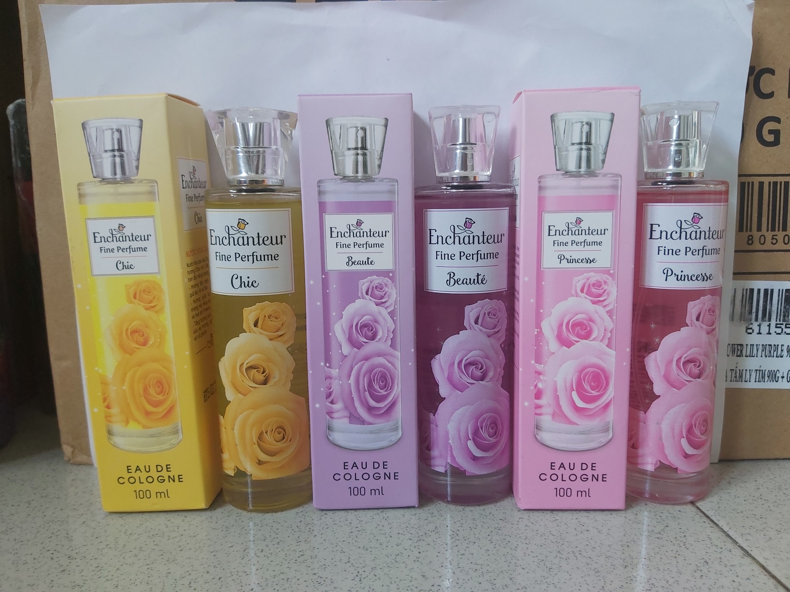 Nước hoa toàn thân Enchanteur Fine Perfum 100ml