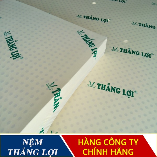 Nệm Cao Su Non 160cm x 200cm x 10cm. Nệm Thắng Lợi Cao Cấp