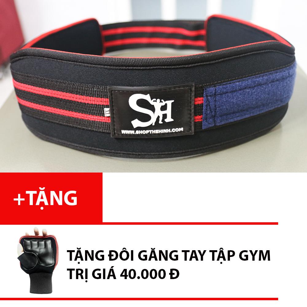 Đai lưng tập GYM nam nữ giá rẻ hô trợ tập đùi, chân, Squats, Deadlift  phụ kiện thể hình Meo Basic