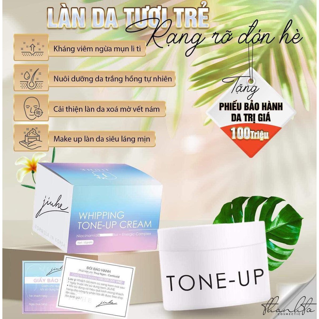 KEM FACE JIUHE  WHIPPING TONE UP ( CHÍNH HÃNG )