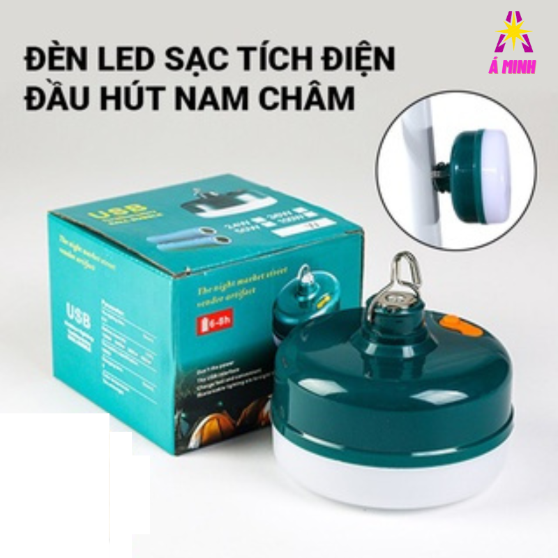 Bóng đèn LED sạc tích điện C12 đầu hút nam châm lực hút mạnh chống nước 3 chế độ sáng tùy chỉnh dung lượng pin lớn