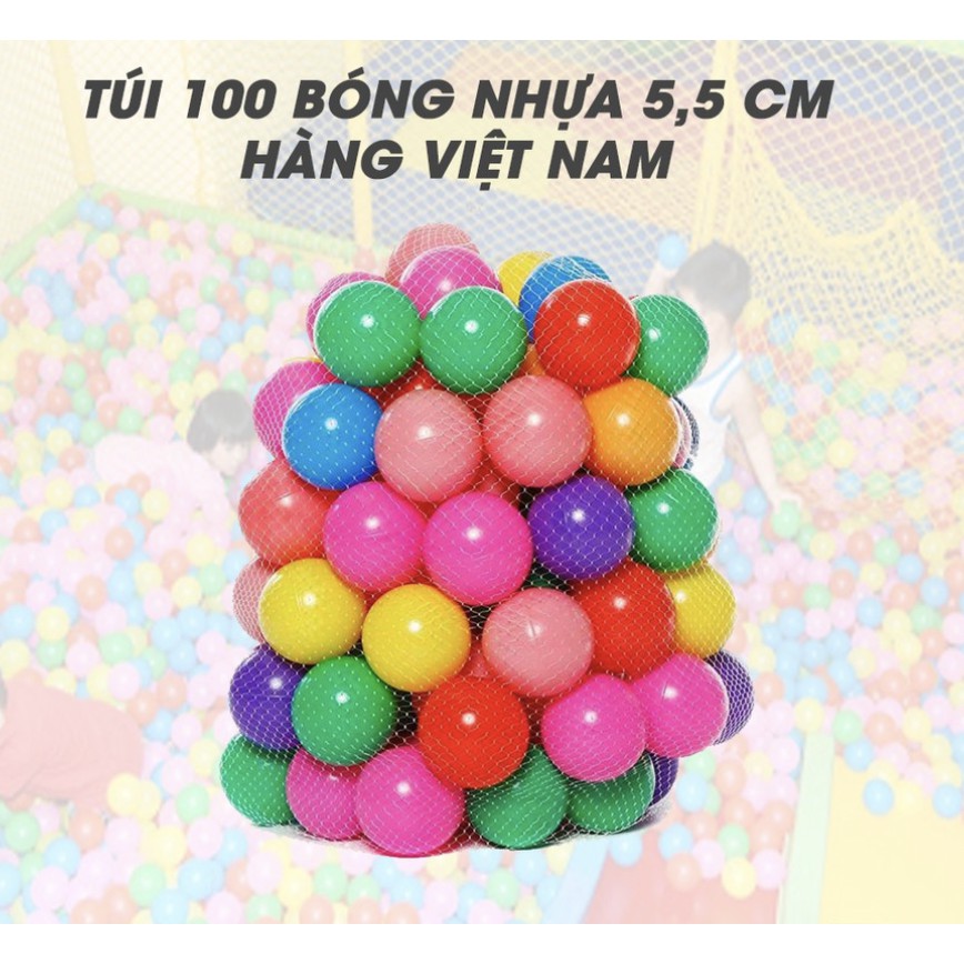 Combo 100 quả bóng nhựa cho bé