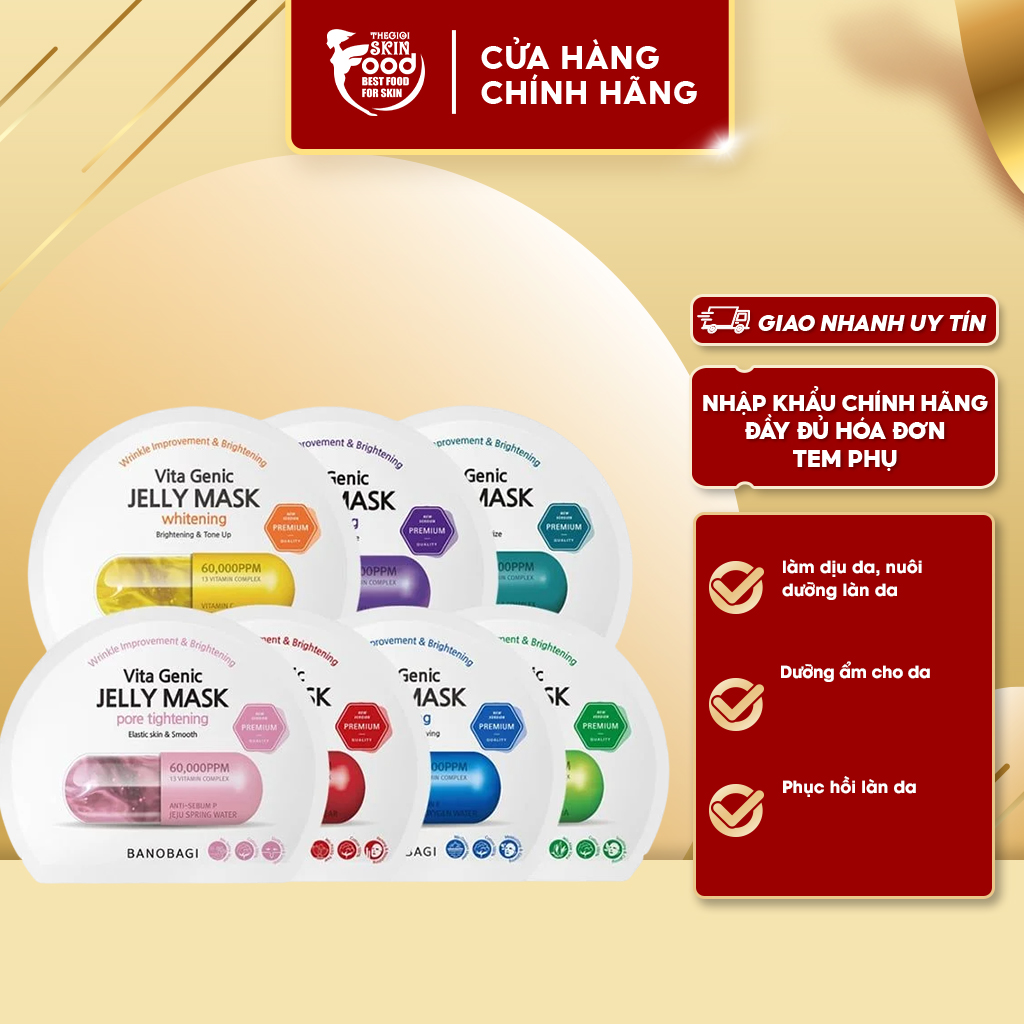 Mặt Nạ Banobagi Dưỡng Da Chuyên Sâu Vita Genic Jelly Mask 30g
