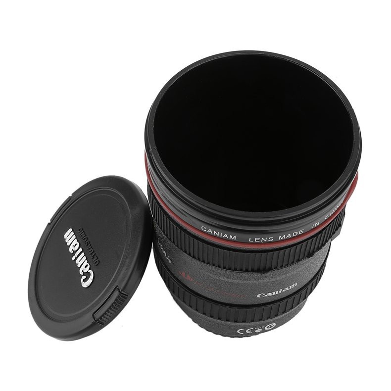 ✙  Cốc Giữ Nhiệt Cà Phê Hình Ống Kính Lens Máy Ảnh