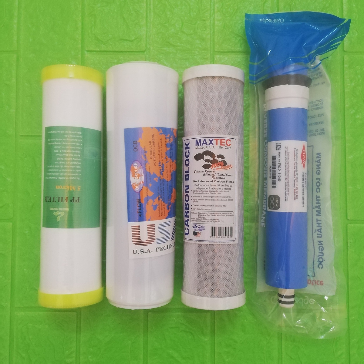 Bộ lõi lọc nước RO 1,2,3,4 RO