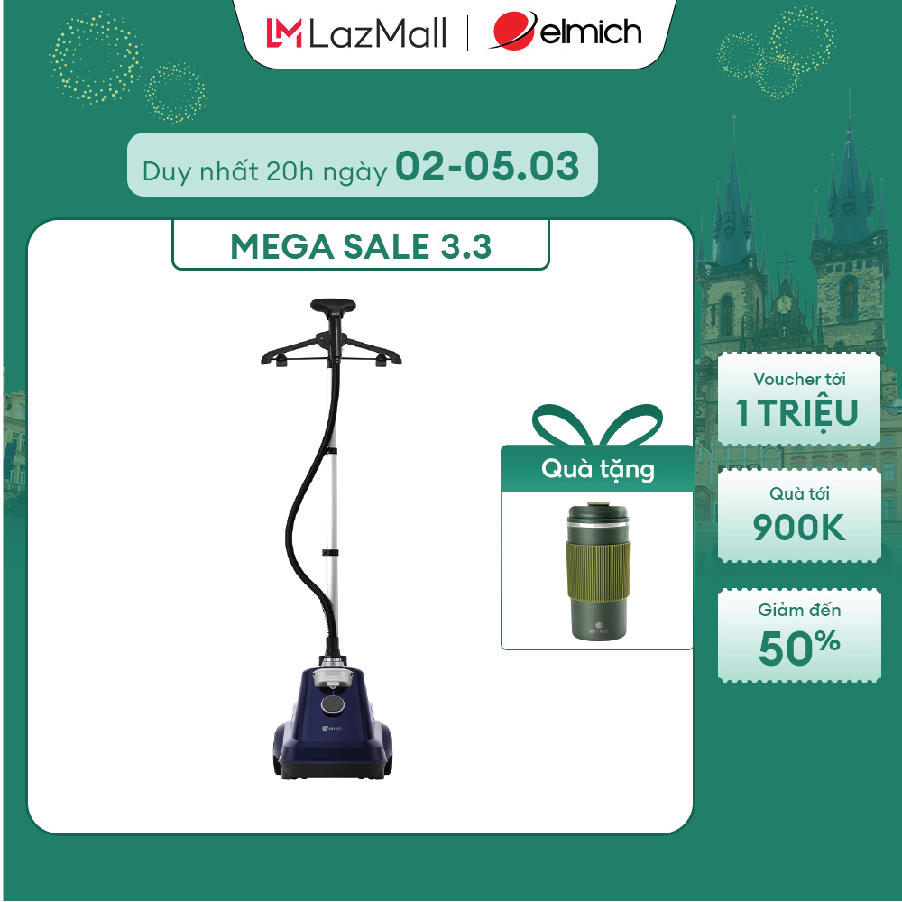 (Chỉ 15-17.07)Bàn là hơi nước đứng Elmich GSE-9120