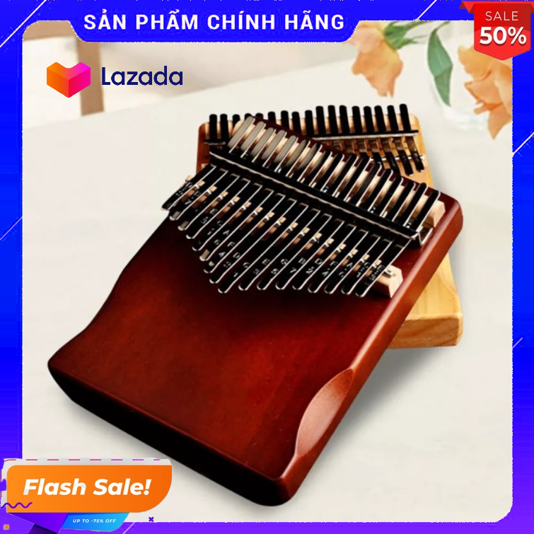 [HCM]Đàn kalimba 17 phím tặng stick màu và búa chỉnh âm cho bạn mới học GECKO060