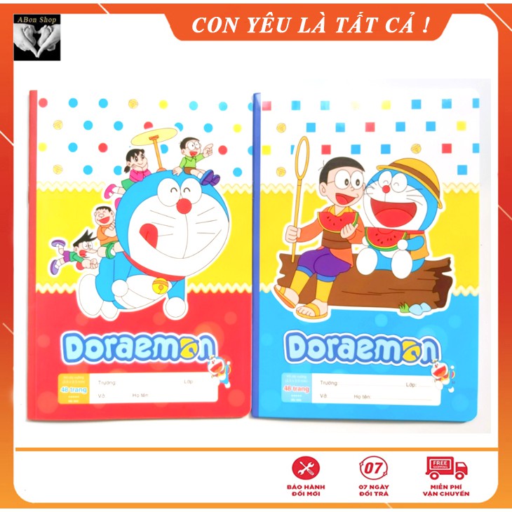 Vở ô ly 48 trang - loại 4 ly - chống lóa cho học sinh tiểu học