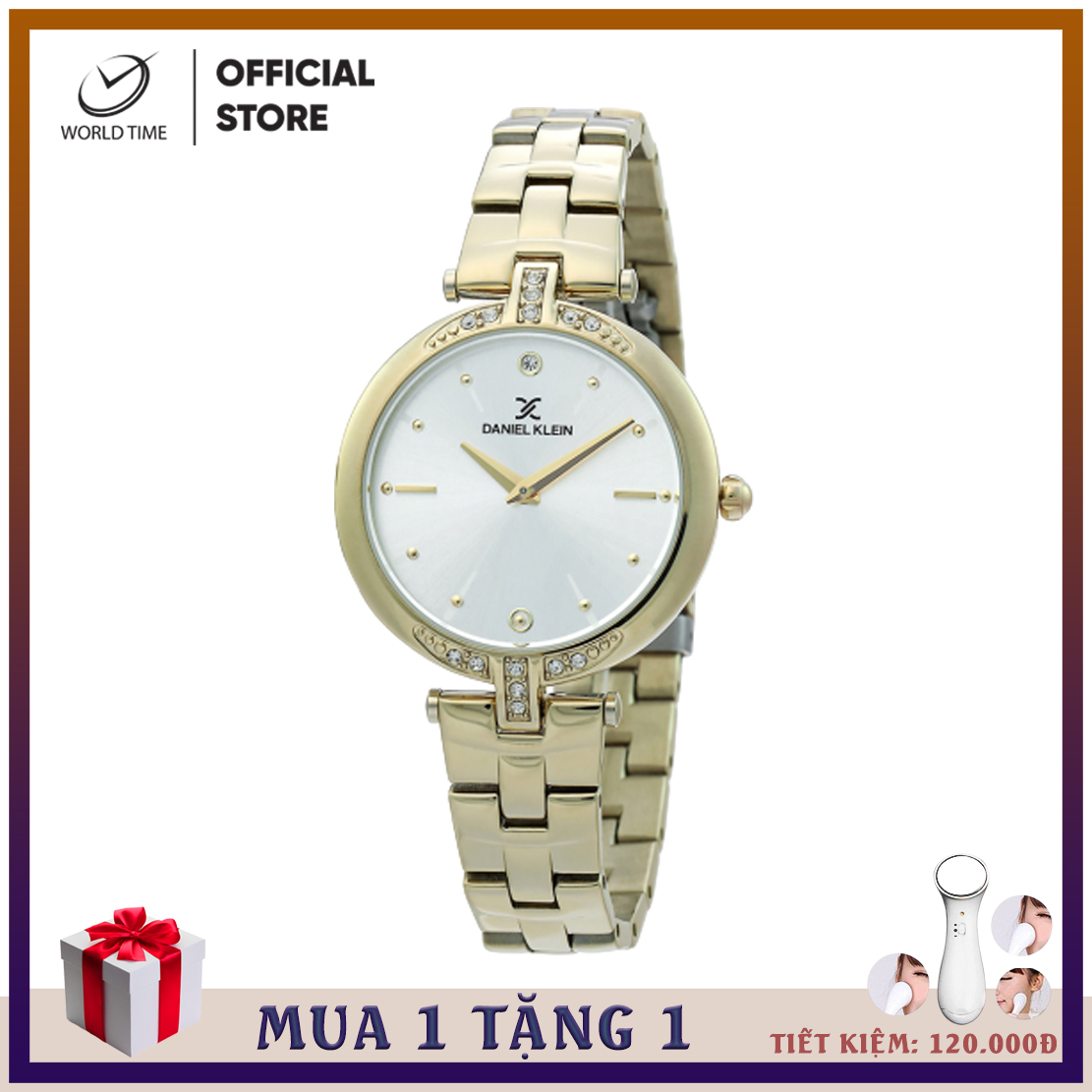 Đồng Hồ Nữ Dây Kim Loại,Daniel Klein DK.1.12320, Full Box và Thẻ Bảo Hành Quốc Tế 2 Năm, Kính Mirenal, Chống Nước