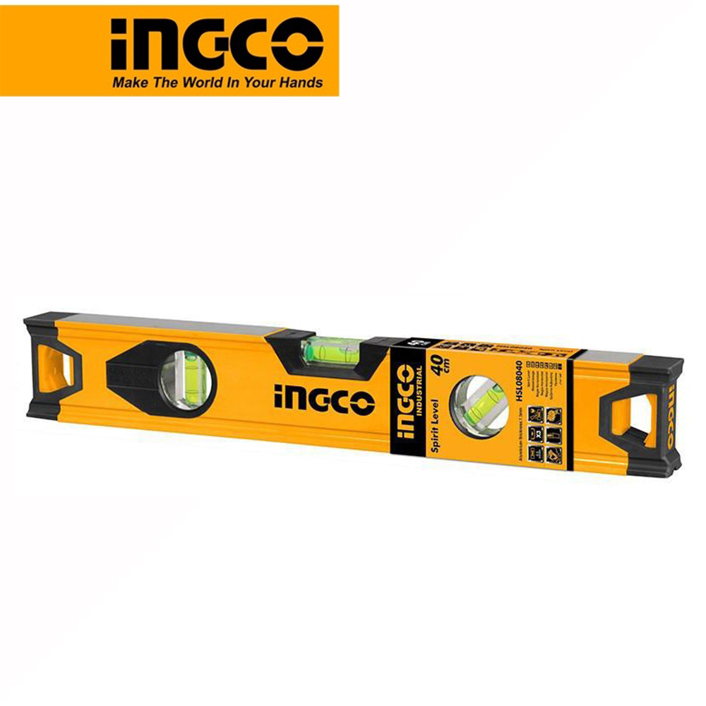 Thước thủy 40cm ingco hsl08040