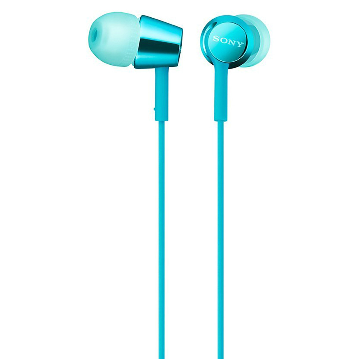 Tai nghe in-ear Sony EX155AP - Hãng phân phối chính thức, có micro đàm thoại, giúp người sử dụng có thể đàm thoại dễ dàng, chất âm trong trẻo, rõ tiếng, không bị nhão tiếng - Reddot  Mall