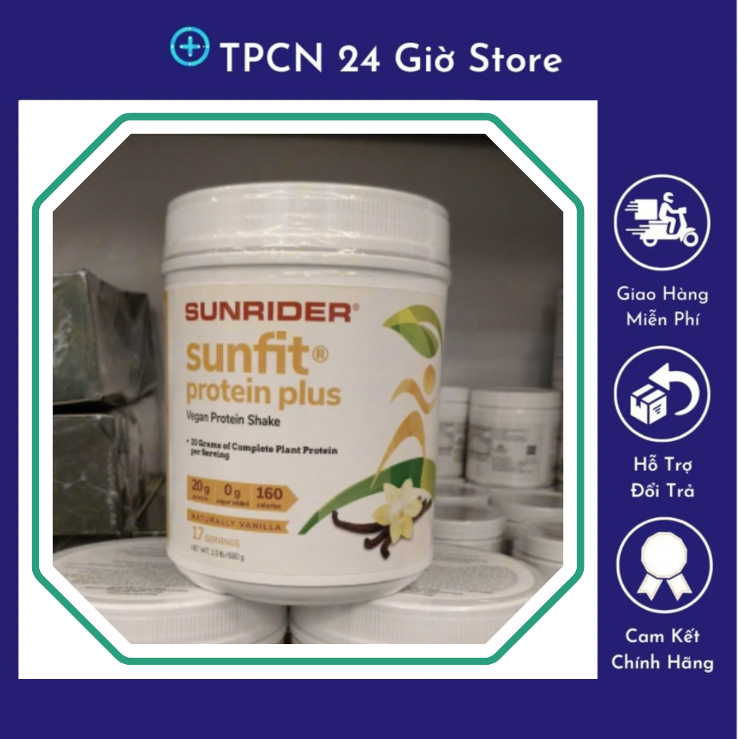 Đạm thực vât Sunfit Protein Plus - Nhập khẩu Hoa Kỳ (680g/lọ)