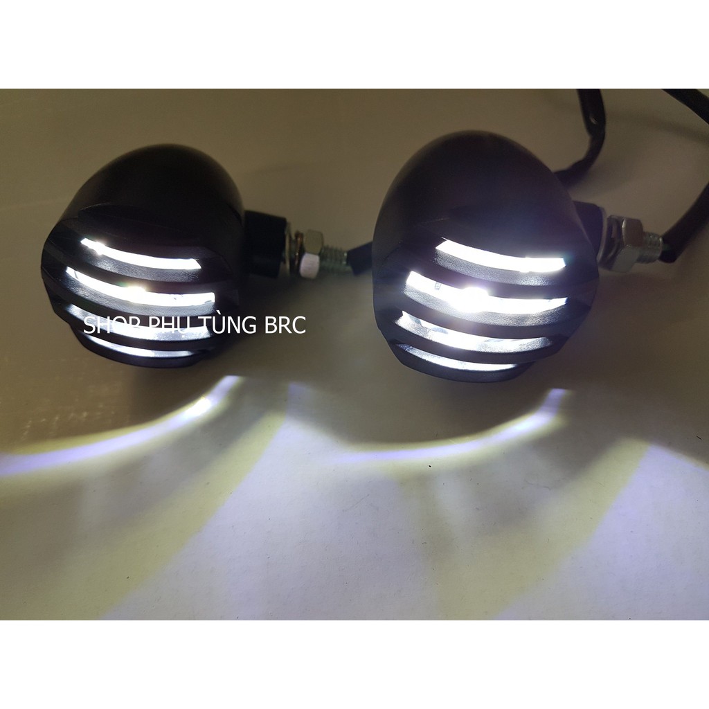 Đèn LED xi nhan siêu sáng gắn xe máy ( SL: 1 căp, đèn có 4 màu cho khách chọn).