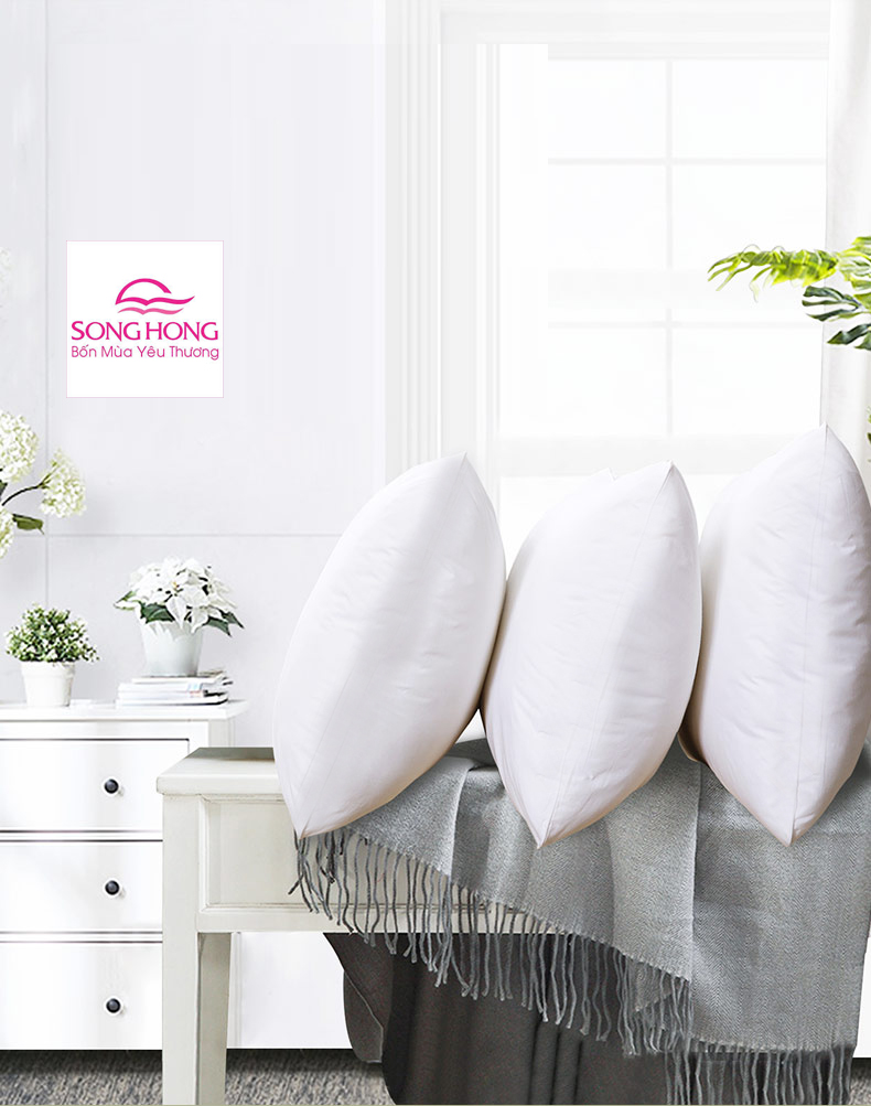 - ruột gối đơn sông hồng kích thước 45x65cm - kitty home