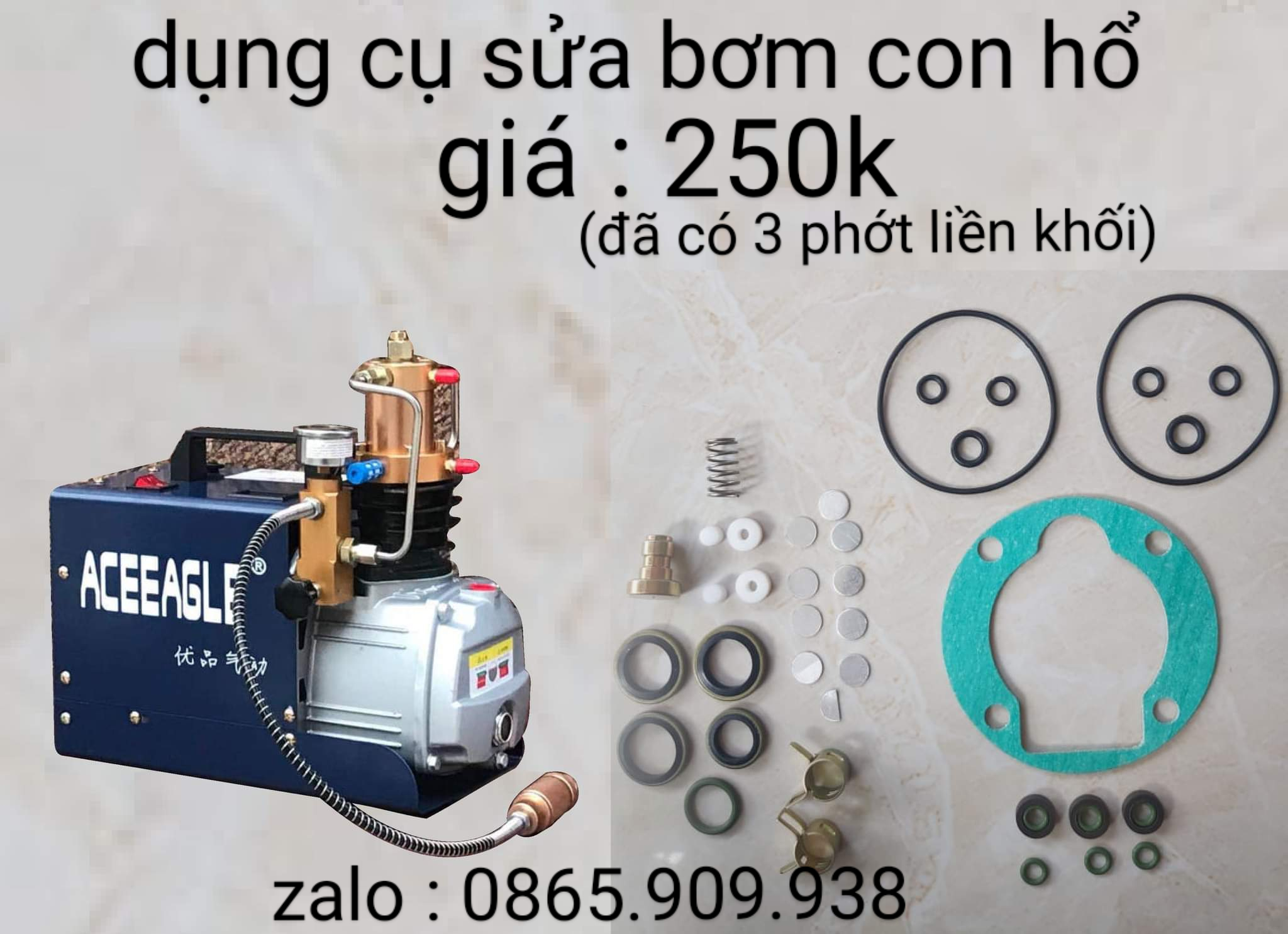Dụng cụ sửa bơm con hổ