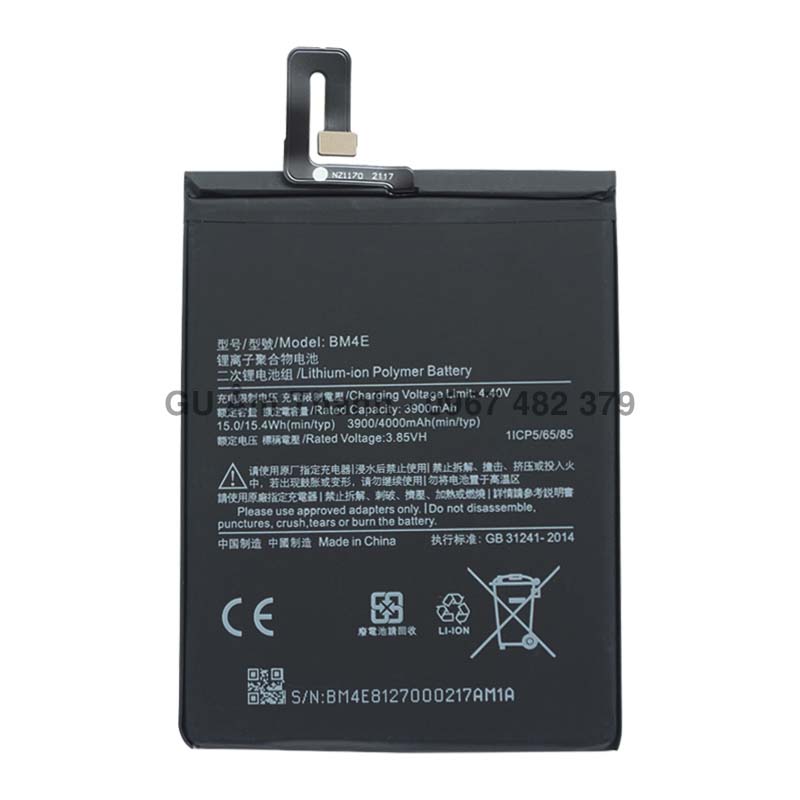 Pin cho Pocophone F1 (M1805E10A) dung lượng 4000mAh Zin