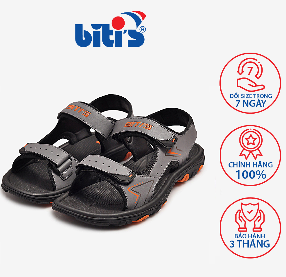Giày sandal nam biti's brm000100xam siêu bền