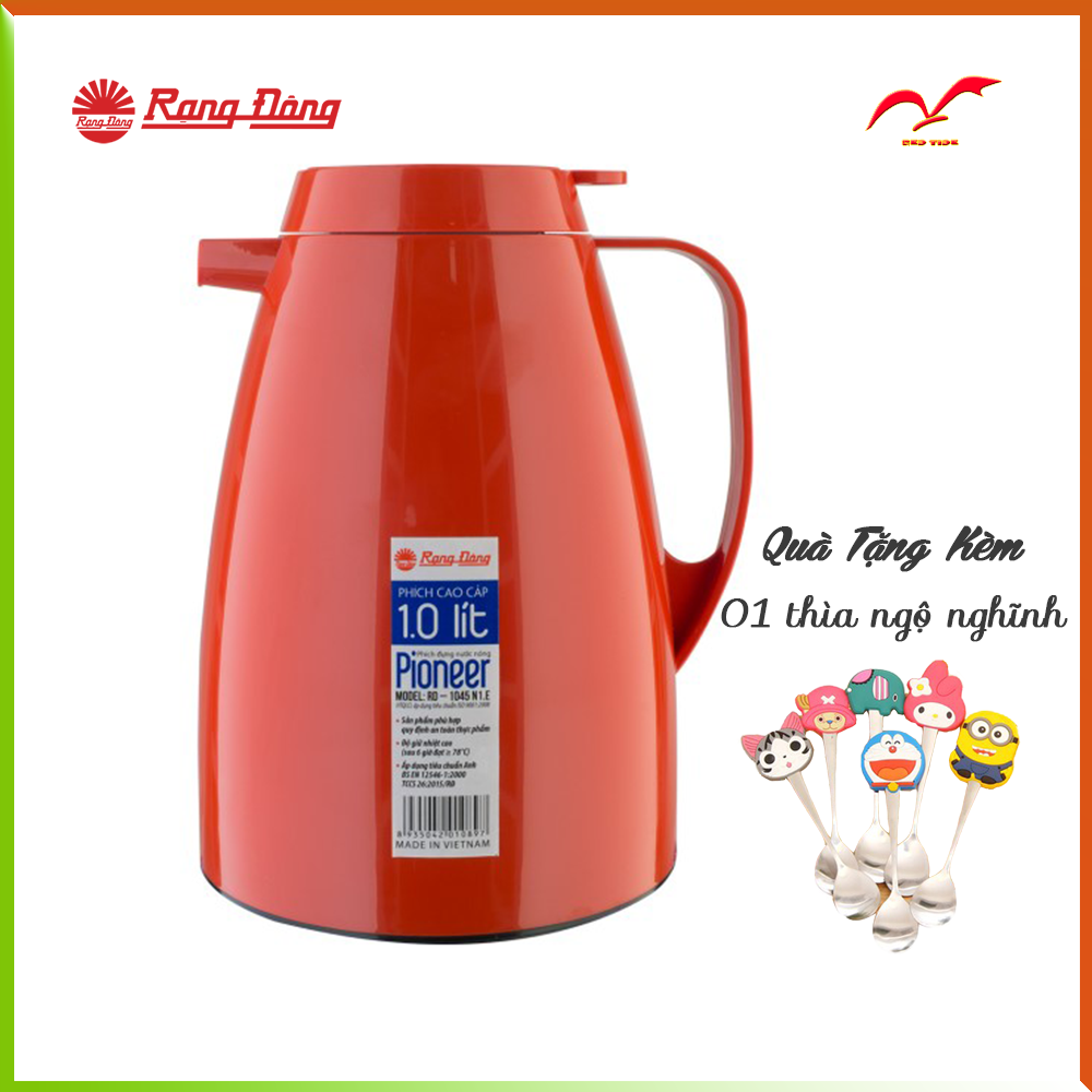 Rạng Đông Phích pha trà 1 lít thiết kế an toàn tiện dụng thời trang RD-1045N1