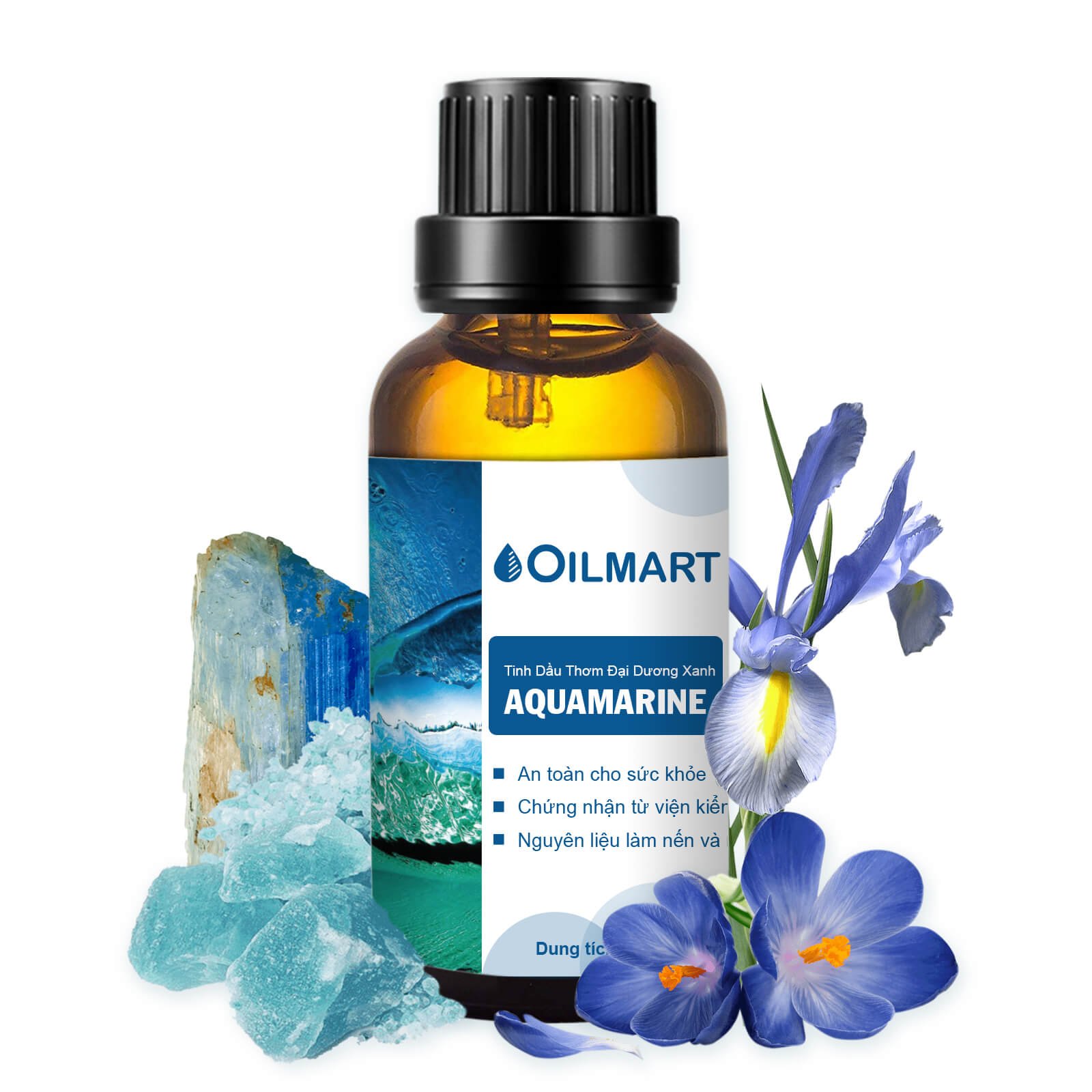 Tinh Dầu Thơm Đại Dương Xanh Oilmart Aquamarine Essential Oil Blend