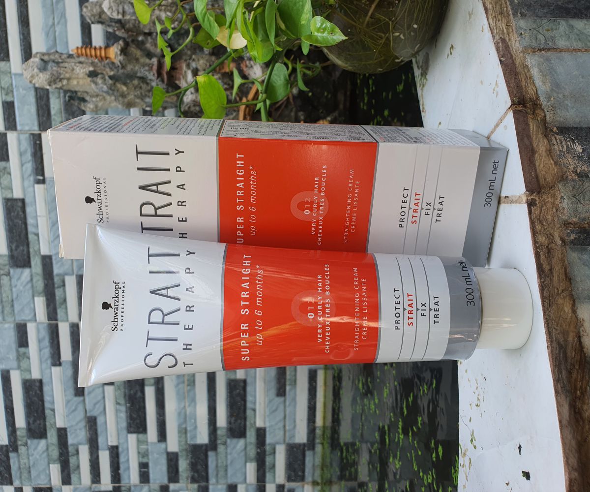 Kem duỗi tóc schwarzkopf strait therapy số 0