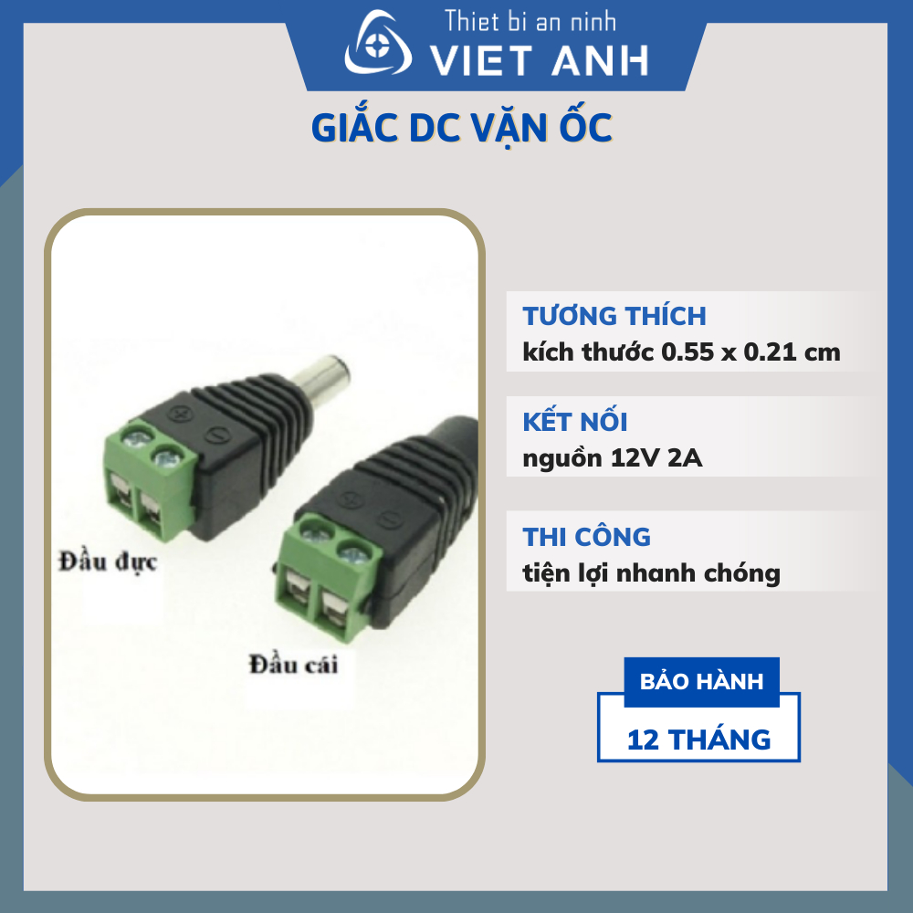 Jack DC cái vặn ốc
