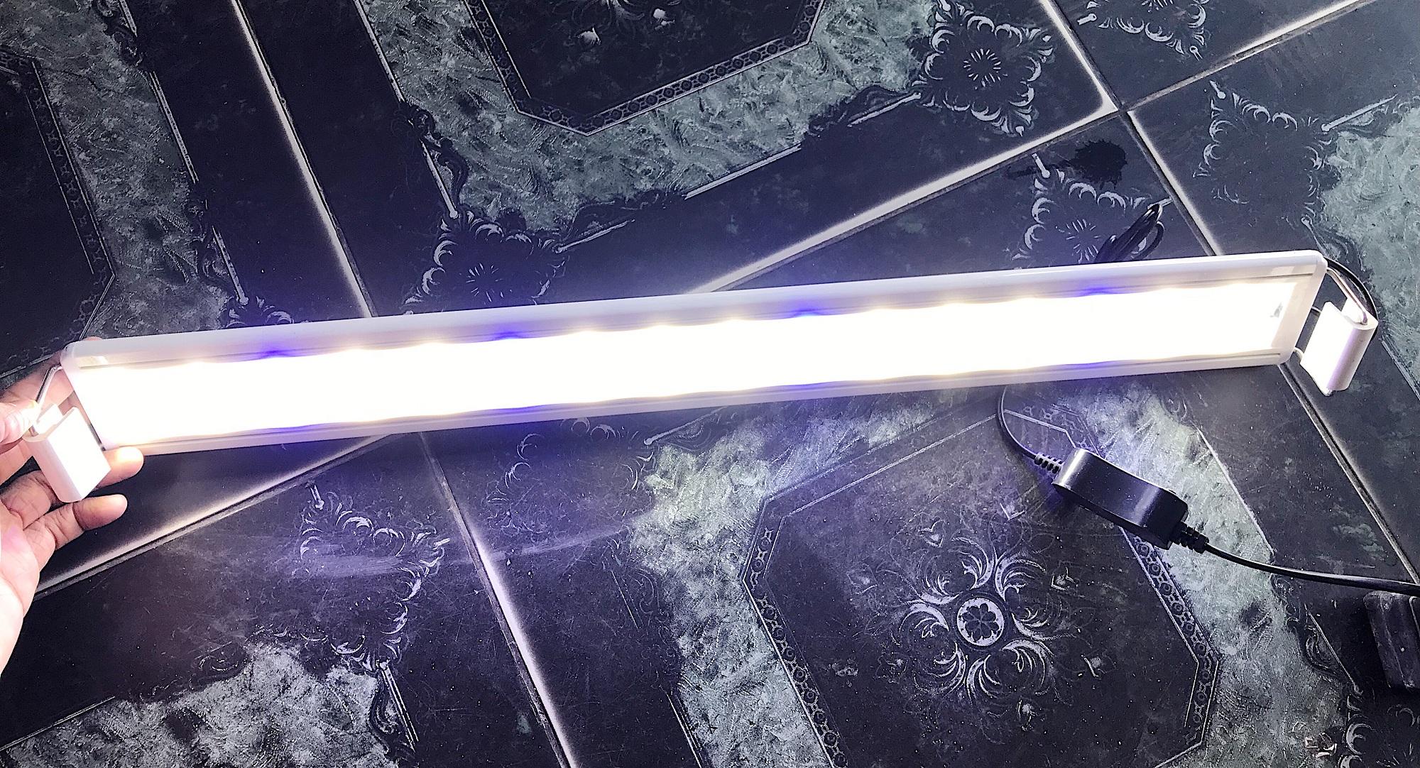 "hoàn tiền đến 10%" đèn led kẹp 2 bên hồ cá khoảng 60cm