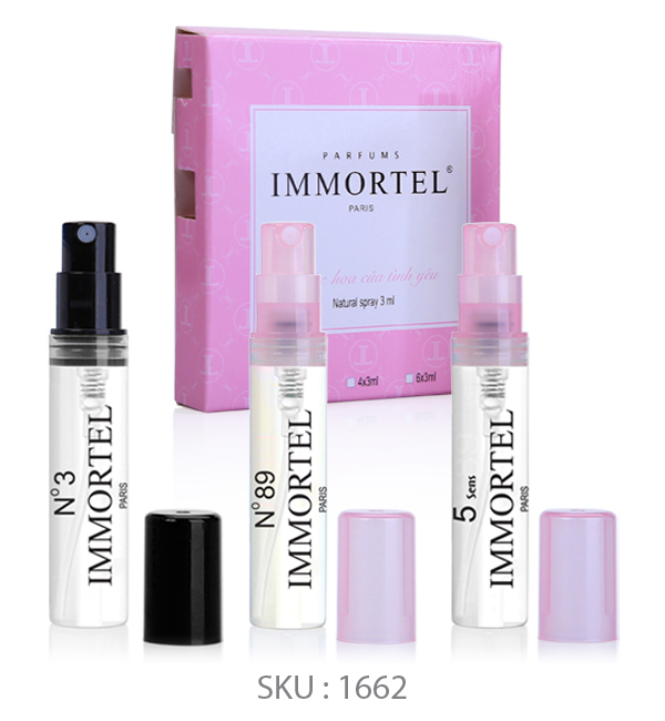 Hộp nước hoa immortel set 3_combo 3x3 ml
