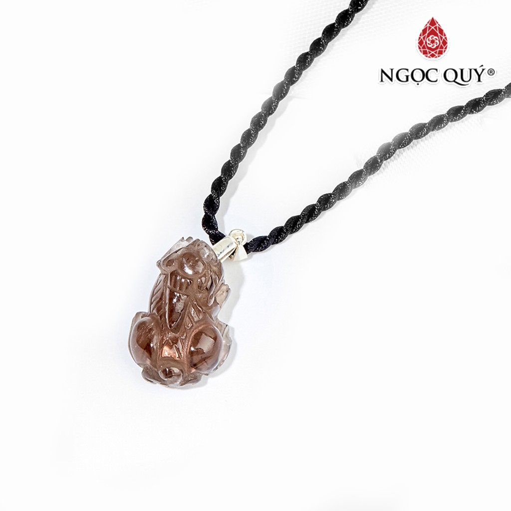 Mặt dây chuyền tỳ hưu thạch anh khói - ngọc quý