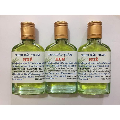 Combo 2 lọ tinh dầu tràm huế tràm vàng 100ml