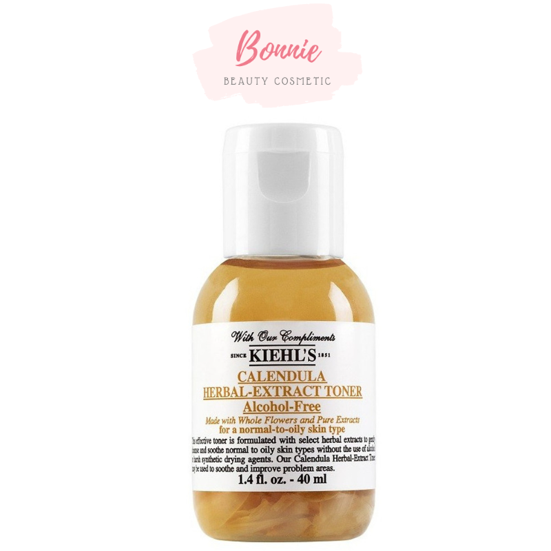 Toner hoa cúc Kiehl's Calendula Herbal Extract Alcohol 40ml - Free Toner