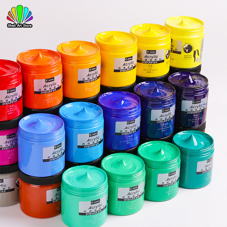  Marie's Sơn acrylic cho hội họa nghệ thuật 300ml Không thấm nước DIY sơn không phai 42 Màu sắc Acrylic Paint 