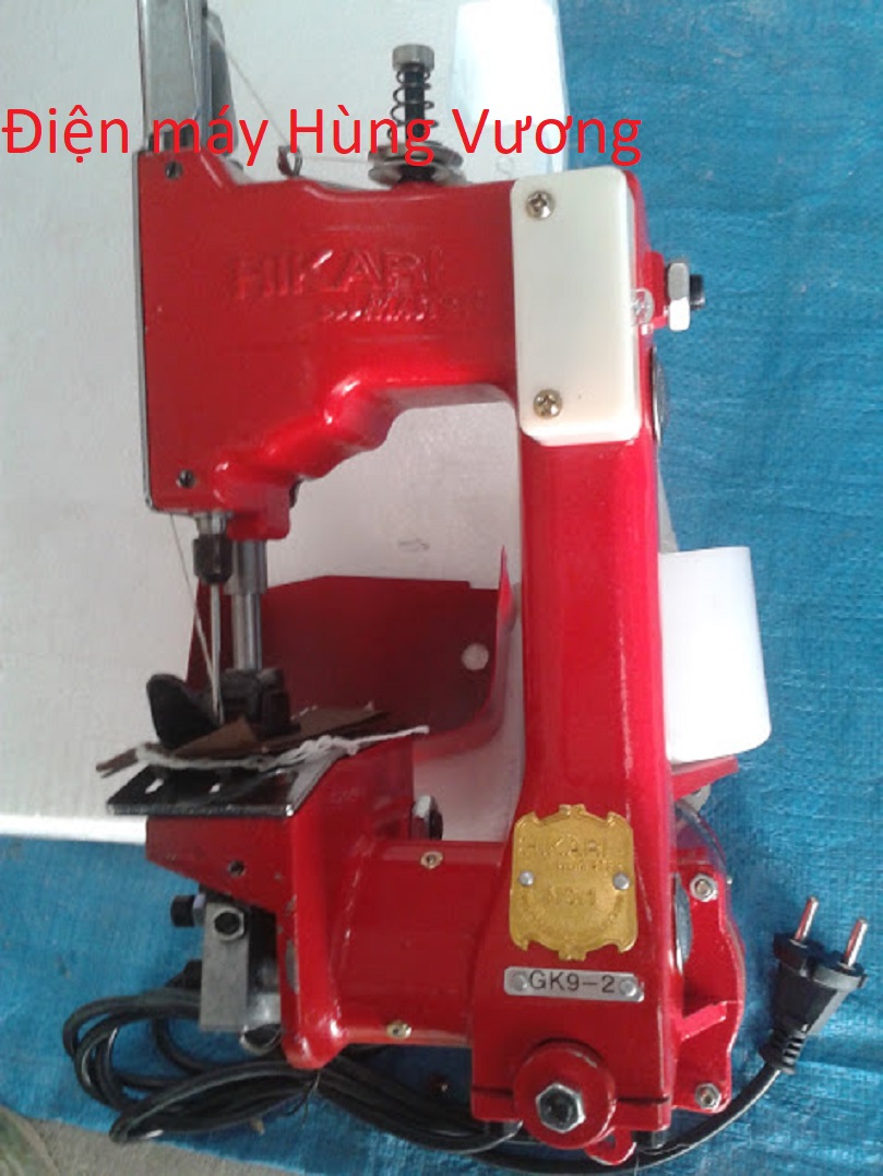 Máy khâu bao bì cầm tay Gk9-2 Hikari, madein Thái lan loại 100W màu đỏ