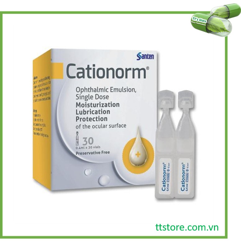 Cationorm - nước mắt nhân tạo dưỡng ẩm bảo vệ mắt