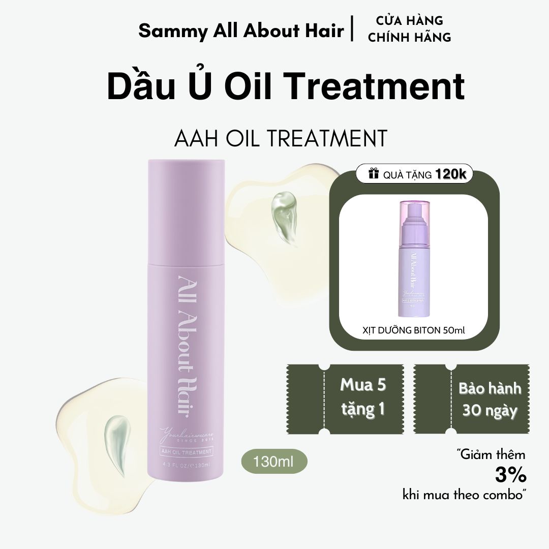 Dầu ủ OIL TREATMENT mọc tóc, nhanh dài - TẶNG Dầu xả mini