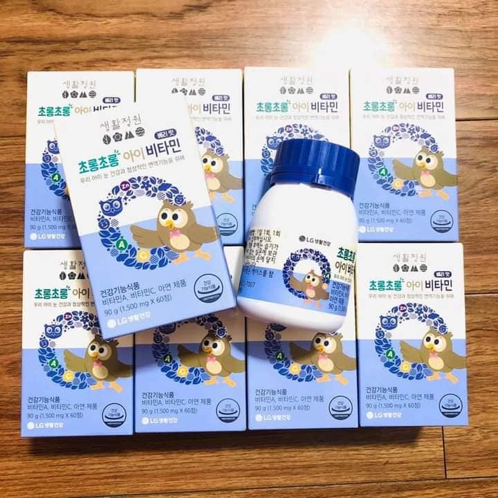 Viên Bổ Mắt Cho Trẻ Em LG Ohui 60 Viên - Chính Hãng Hàn Quốc (vị Việt quất)