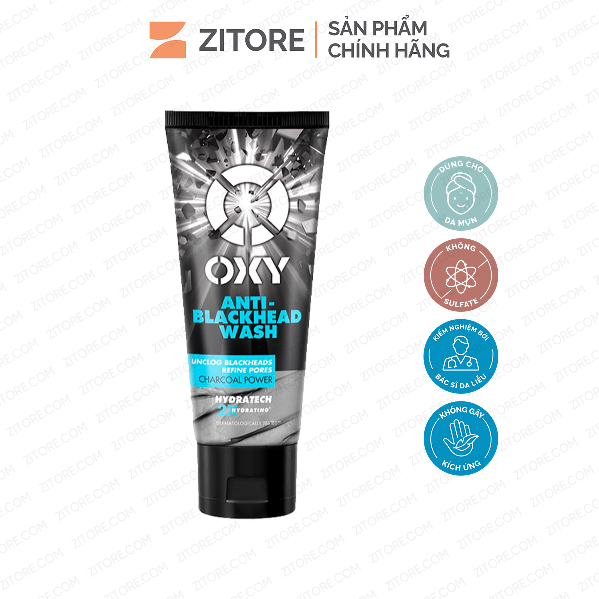 Kem rửa mặt oxy giảm mụn đầu đen 100g - sản phẩm chính hãng tại zitore