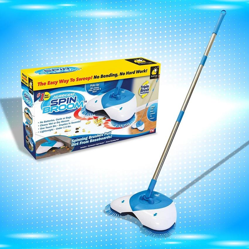 Chổi quét nhà hút bụi thông minh Spin Broom