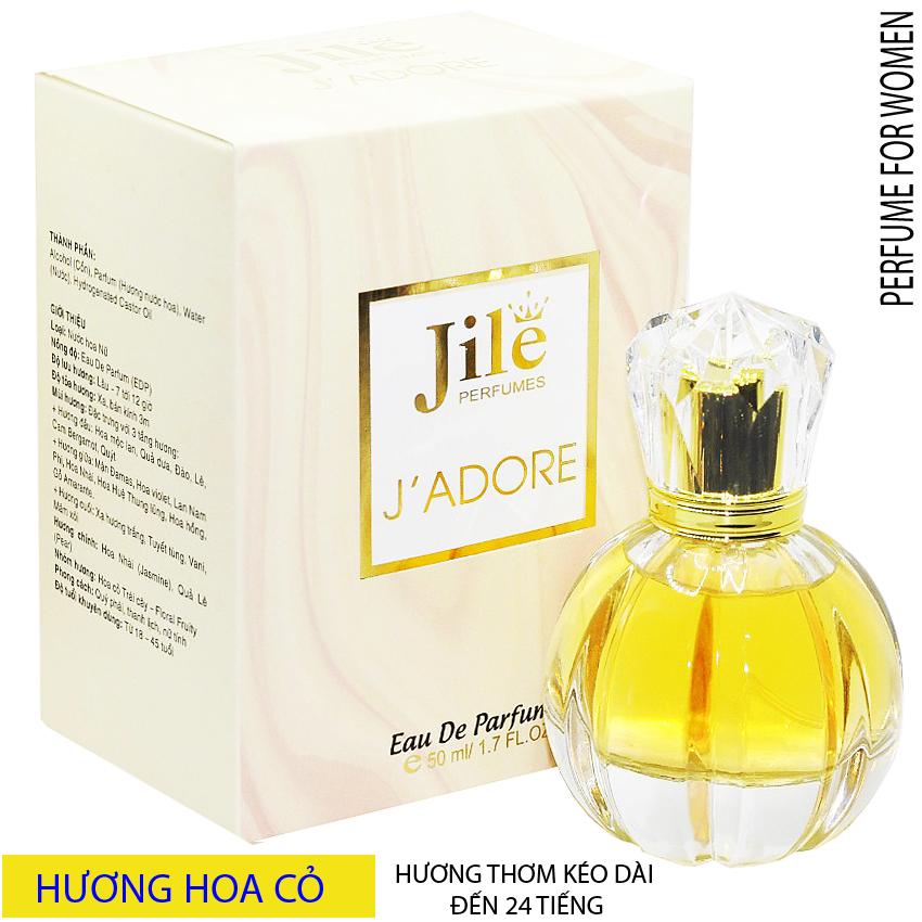 Nước hoa nữ Jile Jadore,50ml, thơm lâu, hương thơm nhẹ nhàng, quyến rũ