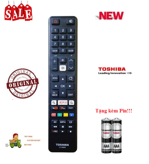 Remote Điều khiển tivi Toshiba LED LCD Smart TV 32L 43U 43L 49L 49U 50U